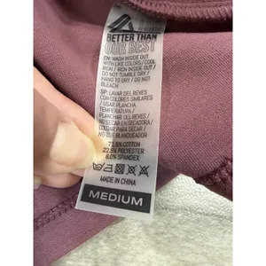 Alphalete Woman’s ELMTS Half Sleeve Crop Hoodie - Mauve , Size Medium thumbnail 10