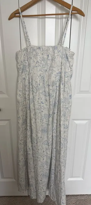 Jetty detachable strap midi dress empire waist floral dress M thumbnail 1