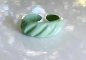 Croissant Ring Green thumbnail 1