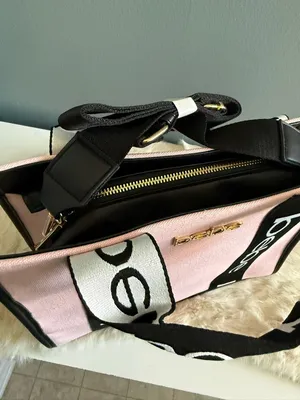 Bebe Hana Blush Pink Canvas Satchel thumbnail 6