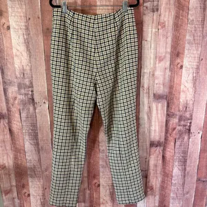 Who What‎ Wear Black And White Houndstooth Print Pull On Pants Size 12 thumbnail 2