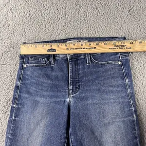 Athleta Jeans Womens 2 Sculptek‎ Skinny Low Rise Dark Wash Denim Pants Boho Chic thumbnail 6