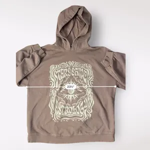 Divided Stars Shine Brown‎ Astrology Hoodie Size L thumbnail 4