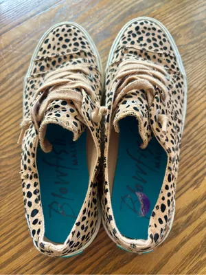 Blowfish Leopard Print Tan Casual Sneakers thumbnail 2