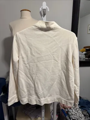 Laura Scott Cream Button-Up Jacket thumbnail 3