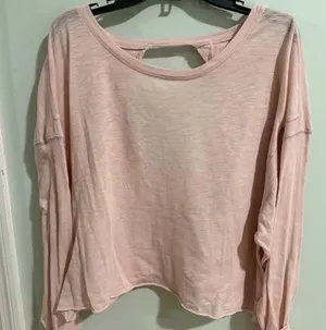 Free People Women's Pink Long Sleeve Top thumbnail 1