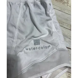 Lululemon Watercolor Hotty Hot Shorts Size 10 White Lined Running Athletic thumbnail 4
