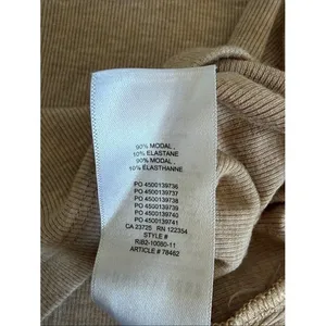 Aritzia Sunday Best Honor Tank Heather Oatmeal Beige Crop Top Small thumbnail 3