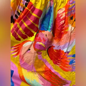 NWT FARM RIO Neon Macaws Maxi Dress Small thumbnail 6