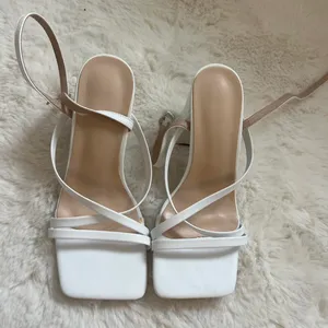 White square high heels Size 5.5 thumbnail 2