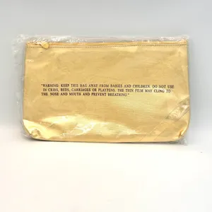 Vintage‎ Mary Kay Makeup Bag Pouch Gold Metallic Glam Travel Cosmetic 90s NEW thumbnail 2