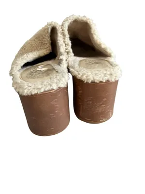 VINCE CAMUTO Rimindel Faux Shearling Clogs Mules Size 8.5 thumbnail 10