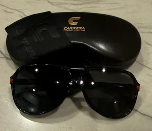Carrera 1045/S 807IR Black Aviator Pilot Sunglasses 61mm w/ Case NWOT thumbnail 1