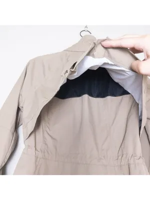 Athleta Open Road Shell Jacket XS Brownstone Beige Utility Water Repellent thumbnail 14
