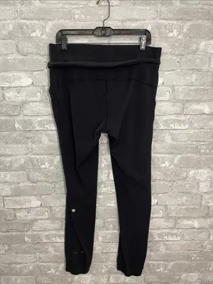lululemon athletica Black Fold-Over Waist Jogger Pants thumbnail 4