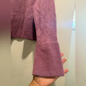 COS Women's V-Neck Sweater in Dusty Plum‎ wool & alpaca blend SizeXS thumbnail 5
