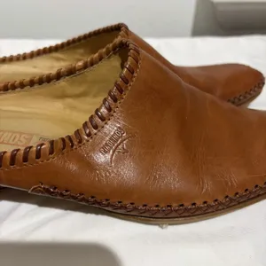 Pikolinos Women's Brandy Leather Mules Clogs Heels US Size 9-9.5 thumbnail 6