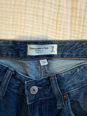 Abercrombie & Fitch The Ankle Straight Ultra High Rise curve love thumbnail 2