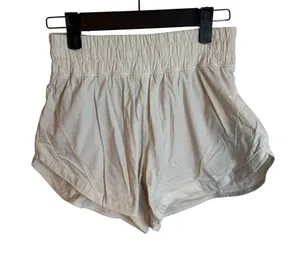 Lululemon White Track That High Rise Lined 3” Shorts thumbnail 1