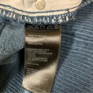 BDG‎ Urban Outfitters Blue Corduroy Mom Jeans High Rise Tapered Leg 28 thumbnail 7