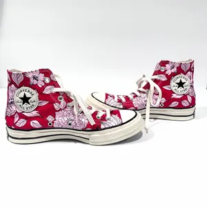 Converse Chuck Taylor All Star Vintage Cherry Blossom High Top Sneakers thumbnail 5
