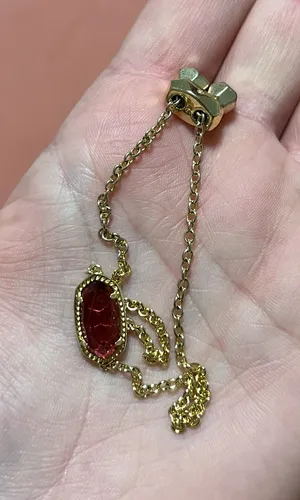 red stone kendra scott bracelet  thumbnail 1