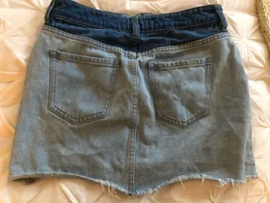 PacSun Multi color denim skirt thumbnail 4