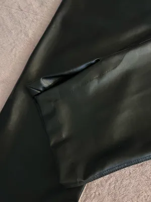 Abercrombie & Fitch Vegan Leather High Rise Pants thumbnail 4