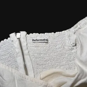 Reformation Puff Sleeve Peasant Linen Short Sleeve Top - Size 6/Small thumbnail 6