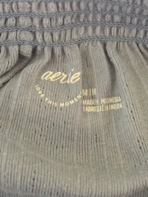 SET Aerie Pointelle Balloon Pajama Pant and Pointelle Pajama Tank thumbnail 7