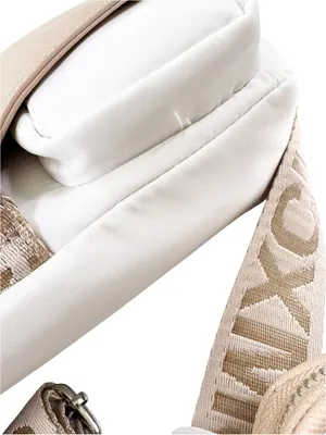 NWT Steve Madden Move Utility Crossbody Bag Cream and Tan With FLAWS thumbnail 15