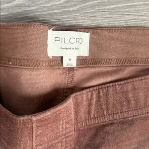 Anthropologie Pilcro Pull-On Mid-Rise Velvet Retro Flare Pants 32 thumbnail 10