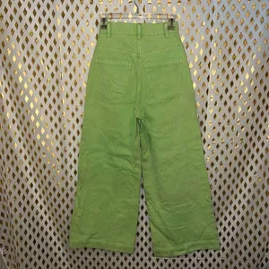 Urban outfitters lime pants wide leg baggy fit jeans size 24 thumbnail 2