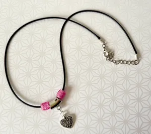 Filigree Heart Necklace (727) 💜 thumbnail 1