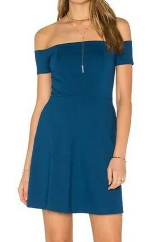 Free People Blue‎ Off Shoulder Dress thumbnail 1