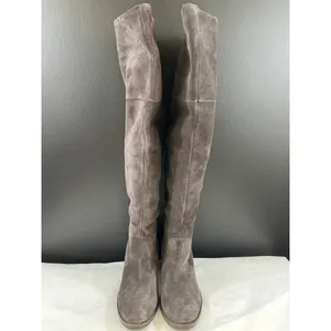 Lucky Brand Rayla Women's Charcoal Over the Knee/Heeled Boots Sz 9.5M SKU 5621 thumbnail 2