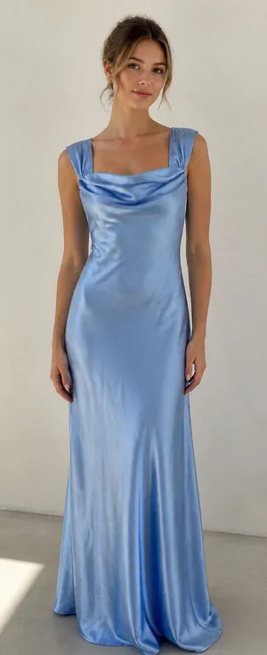 Beginning Boutique Ella Light Blue Off Shoulder Dress S thumbnail 1