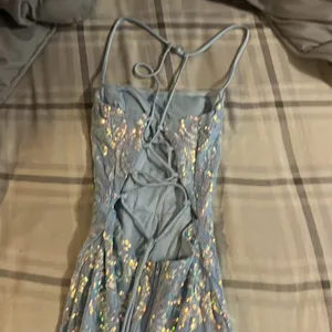 Windsor BLUE SPARKLY  HOCO DRESS thumbnail 2