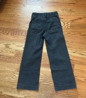 Anthropologie Maeve Colette High-Rise Wide-Leg Cropped Jeans thumbnail 2