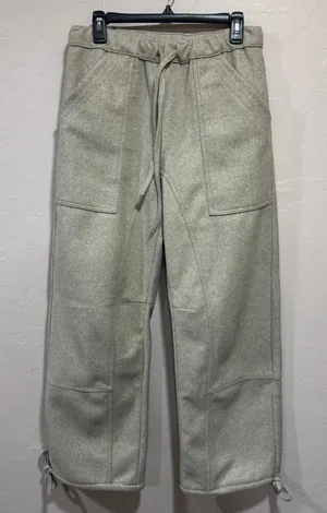 Zara Beige Wide Leg Pants thumbnail 1
