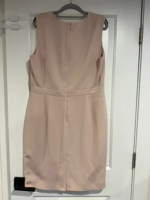 Tory Burch Pink V Neck Sleeveless Sheath Dress Women's 14 Workwear Office thumbnail 3