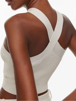 Aritzia Babaton Sculpt Knit Criss Cross Tank Top thumbnail 2