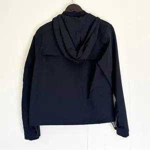 OUTDOOR VOICES Stretch Crepe Running Jacket with Hood Small thumbnail 7