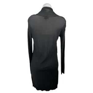 Aritzia Wilfred Black Open Front Long Sleeve Long Cardigan Sweater Top Size XXS thumbnail 2