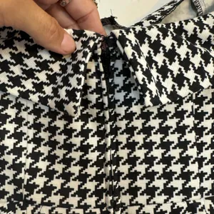 STARING AT STARS PIN UP BODYCON DRESS SMALL LIKE NEW houndstooth thumbnail 6