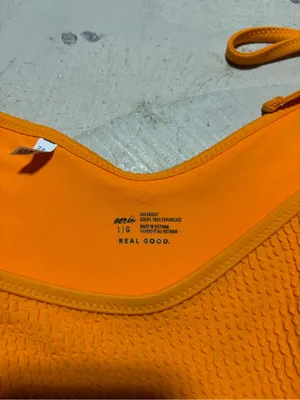 Aerie Bright Orange Tie-Side Bikini Bottom swim cheekiest large thumbnail 4