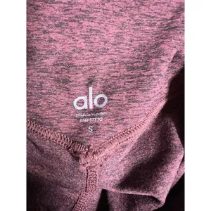 Alo‎ Yoga Goddess Rib Leggings Garnet Space Dye Maroon Women’s Size Small thumbnail 6