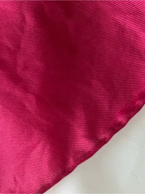 Silk Floral Pink & Magenta Woman’s Square Scarf, Geometric thumbnail 6