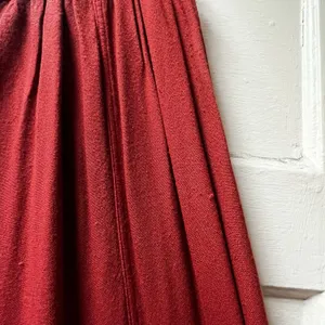 Womens Aline Skirt S Orange Rust Relaxed Flowy Western Ranch Southwestern Hippie thumbnail 4