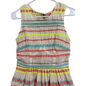 Anthropologie Plenty by Tracy Reese Striped Sunglow Dress Women's Size 4‎ thumbnail 3